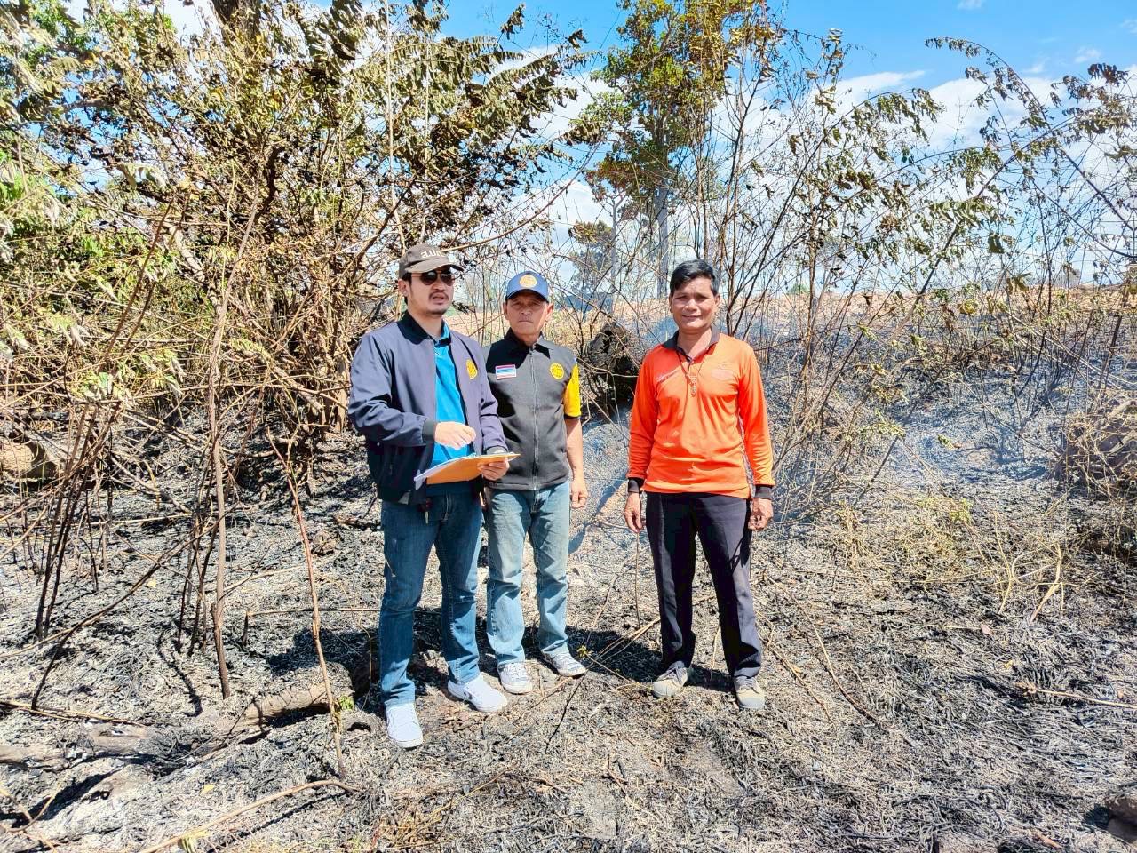 title - วันที่ 10-11 มีนาคม 2569 นายทินกร เพียภูเขียว ปฏิรูปที่ดินจังหวัดอุบลราชธานี มอบหมายให้เจ้าหน้าที่ ส.ป.ก.อุบลราชธานี ลงพื้นที่ ตำบลตบหู ตำบลบัวงาม อำเภอเดชอุดม และตำบลโพนเมือง อำเภอเหล่าเสือโก้ก ตรวจพบจุดความร้อนและพบการเผาในเขตปฏิรูปที่ดิน